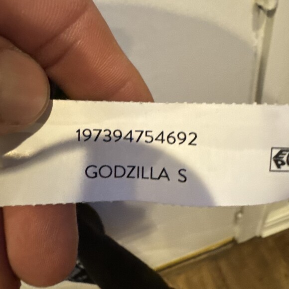 NEW Godzilla S Small Black Short Sleeve Godzilla Graphic Print Crew Neck TShirt - Picture 4 of 4